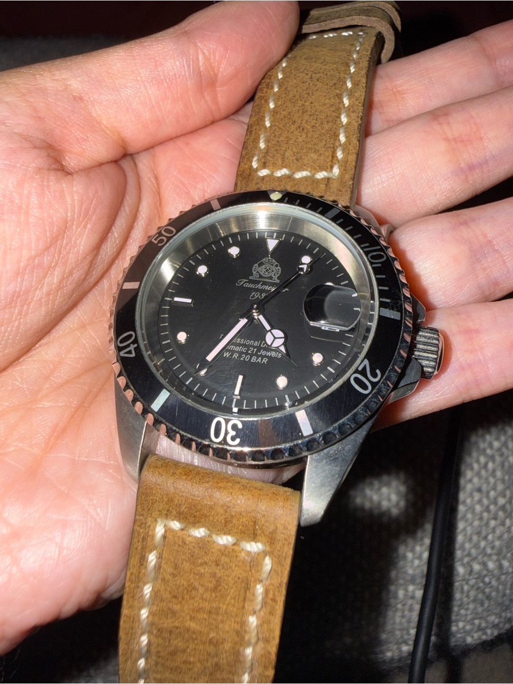 Tauchmeister 1937 T006 Automatic 21 Jewel Diver Watch 200M - Picture 4 of 5